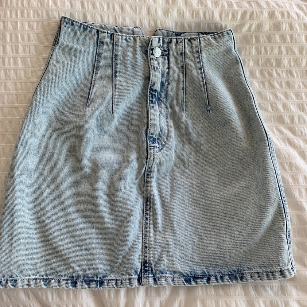 Zara jeans mini skirt